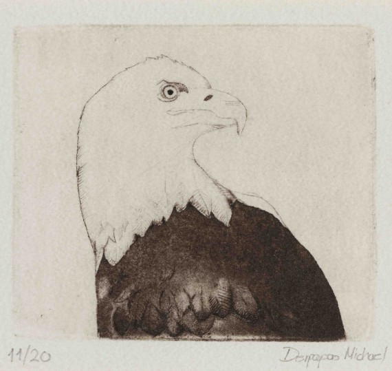 «Αετός» χαλκογραφία 11/20, αρ. κτ. 397