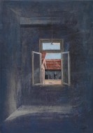 «Το μπλέ δωμάτιο», 1997, λάδι σε καμβά, 70 Χ 50 εκ., αρ. κτ. 120