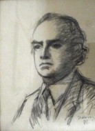 «Πορτρέτο» 1982, μολύβι σε χαρτί, 65 Χ 60 εκ., αρ. κτ. 2128