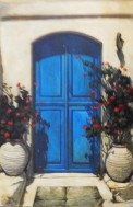 «Πόρτα» 1997, λάδι σε ξύλο» 60 Χ 40 εκ., αρ. κτ. 51
